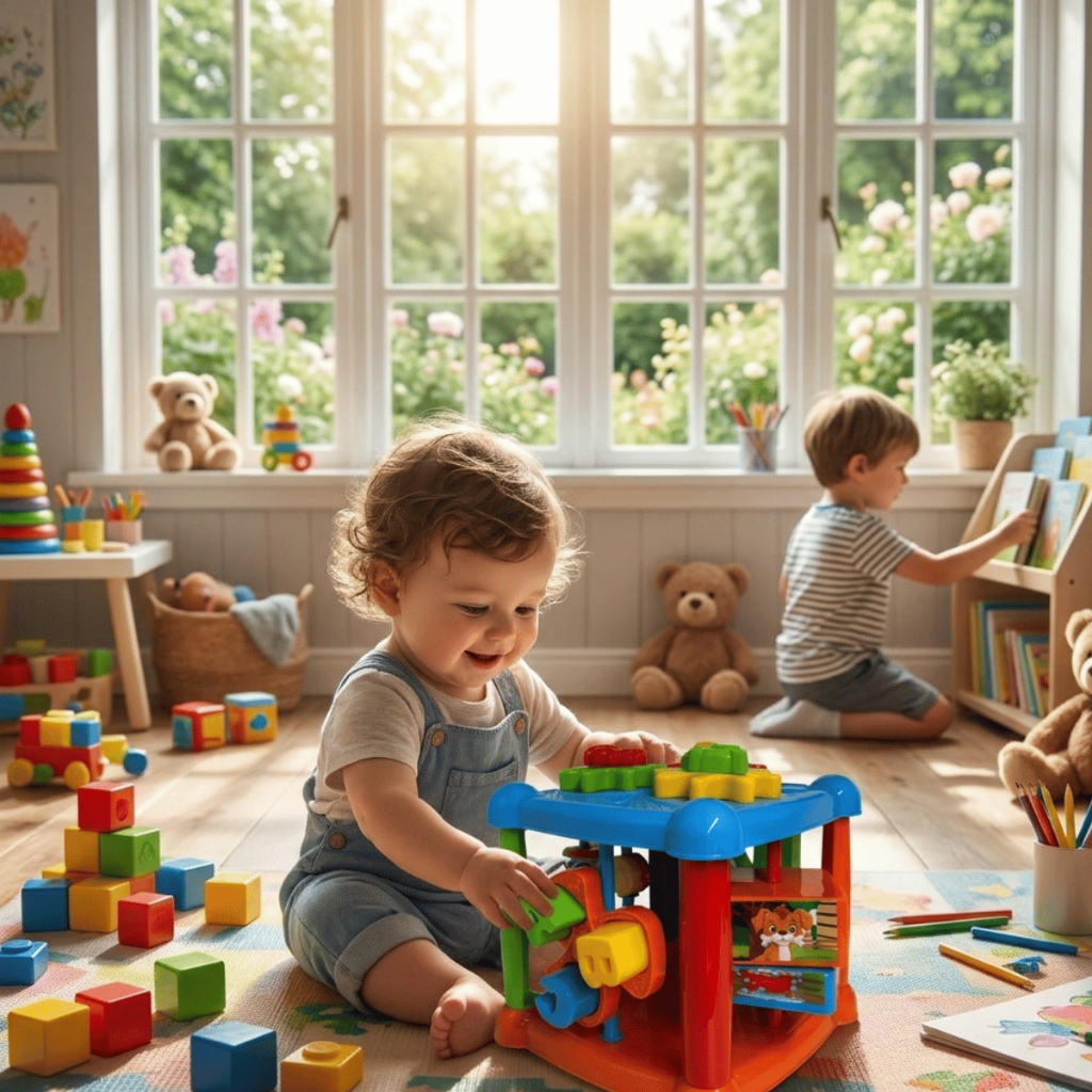 Brinquedo Infantil 1 a 3 anos Multisensorial Bloco Baby Movement