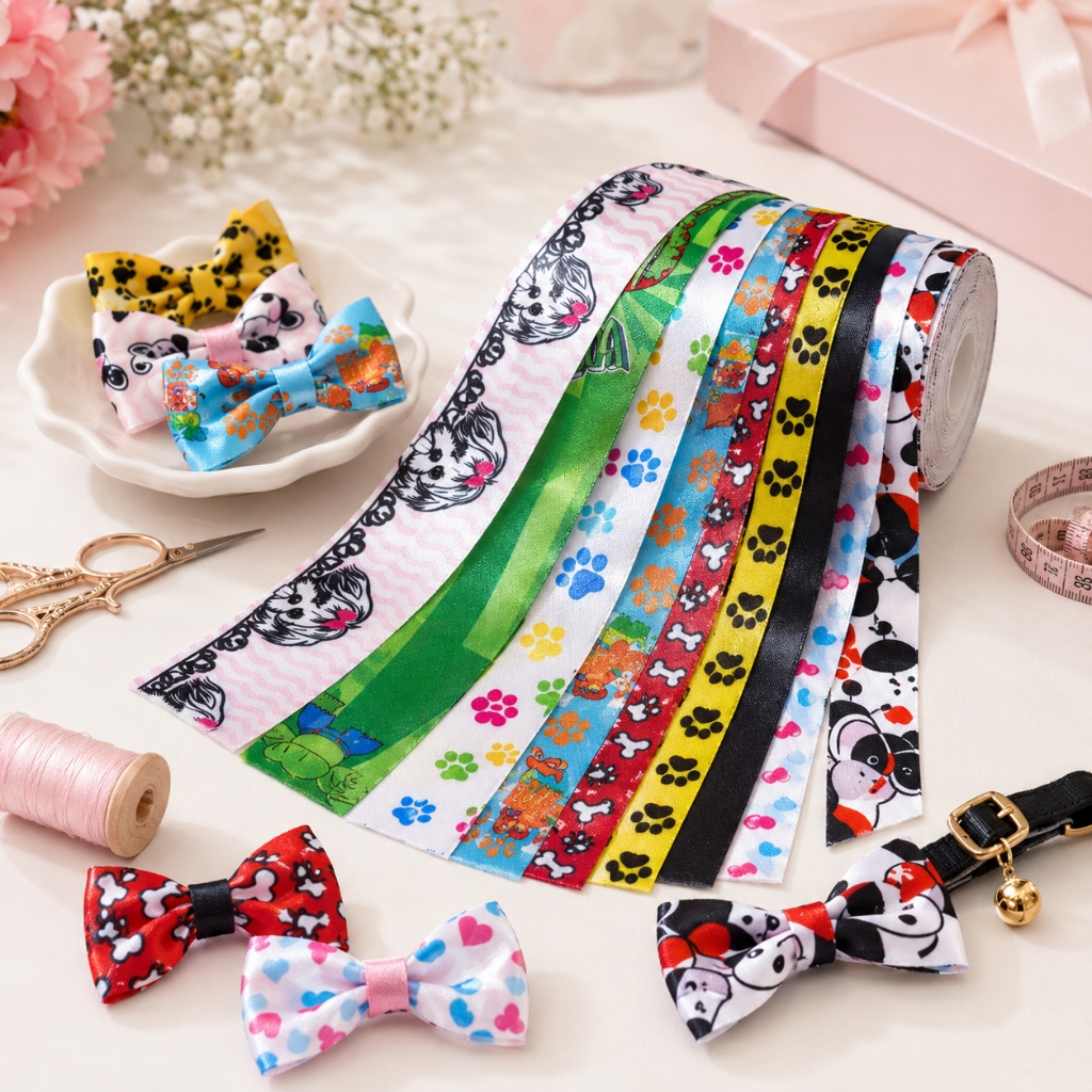 MIX FITA DE CETIM ESTAMPADA N9 – 20 PEÇAS DE 1 METRO