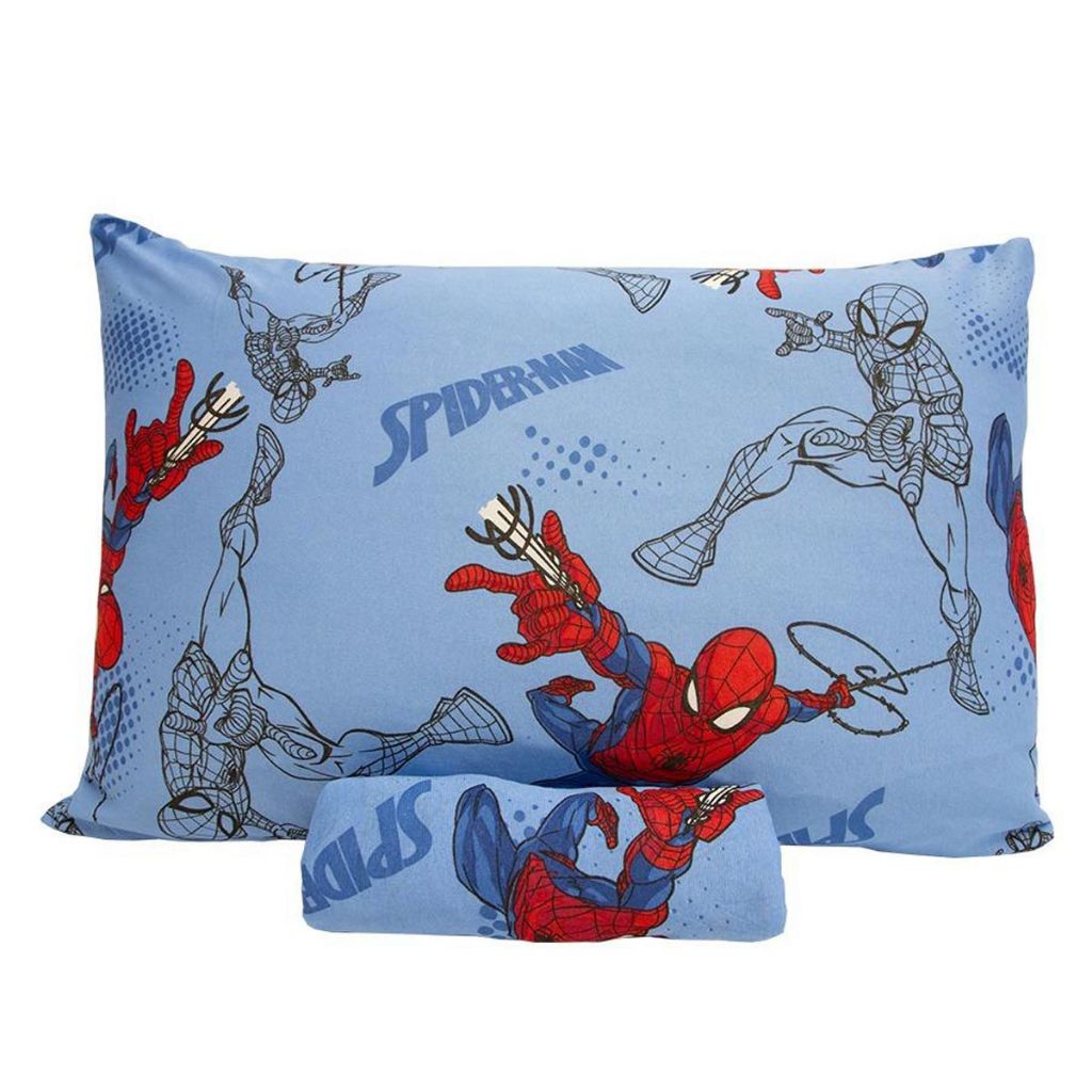 Jogo de Lençol Infantil Homem Aranha Simples Solteiro 2 Peças Spider Man Return Dblun Decoracçoes