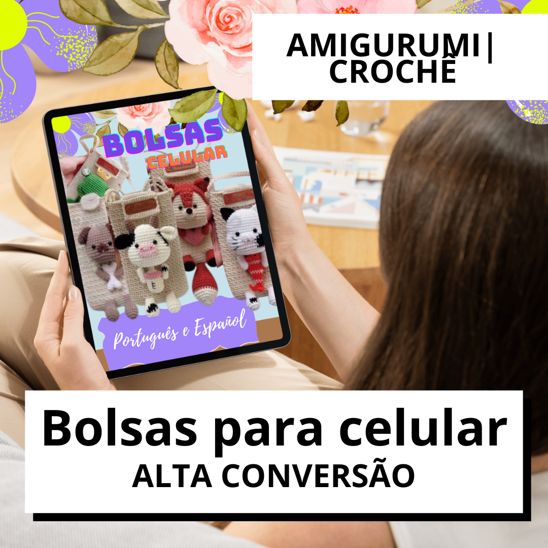 Bolsas para celular Amigurumi #2