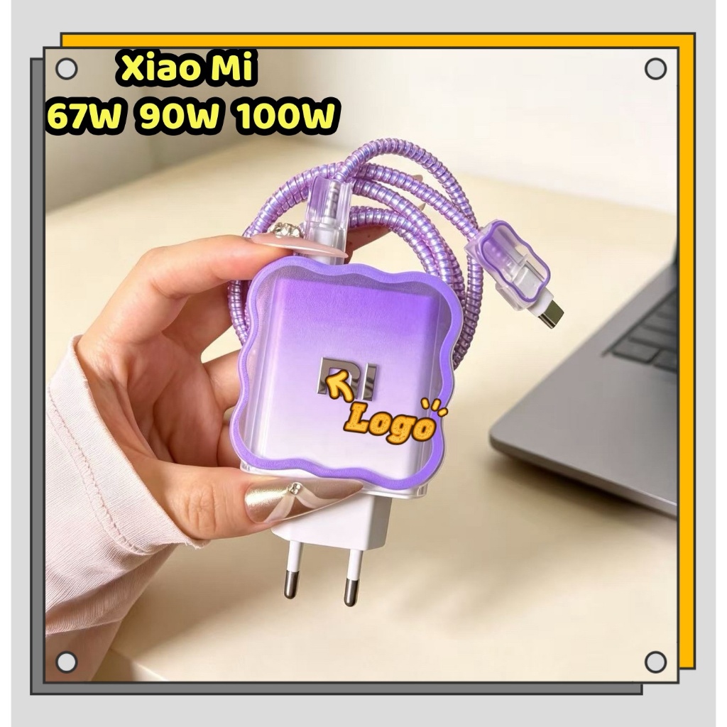 Protetor De Carregador Xiaomi 67W 90W 100W Compatível Com A Gama Completa De Protetores De Cabo