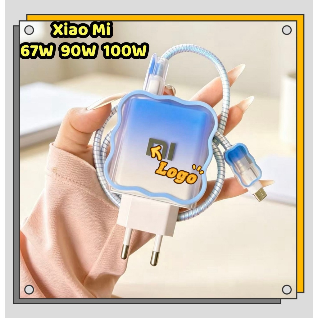 Protetor De Carregador Xiaomi 67W 90W 100W Compatível Com A Gama Completa De Protetores De Cabo