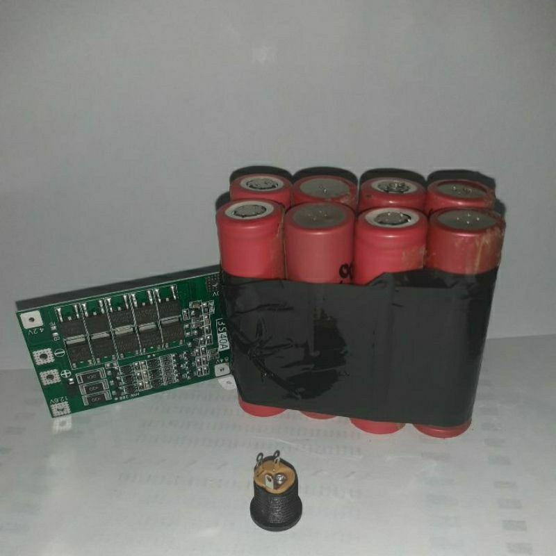 Pack 18650 4s 2p 16.8 volts bms balanceada  Som mp3 bob