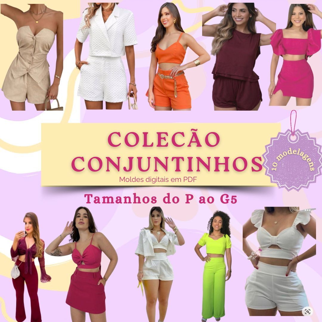 MOLDE EM PDF KIT CONJUNTINHOS