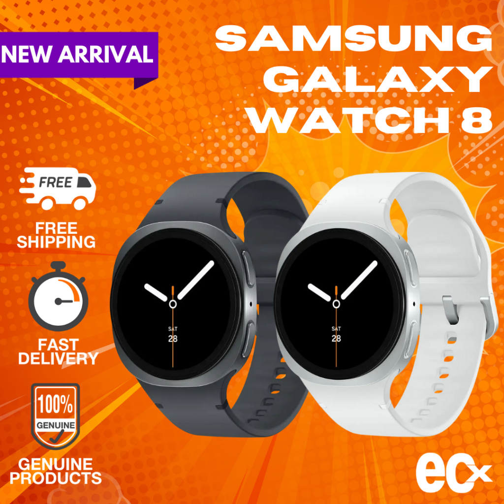 Samsung Galaxy Watch 8 40/44mm Bluetooth & LTE Smartwatch – AMOLED, Health & Fitness Tracker, Long Battery