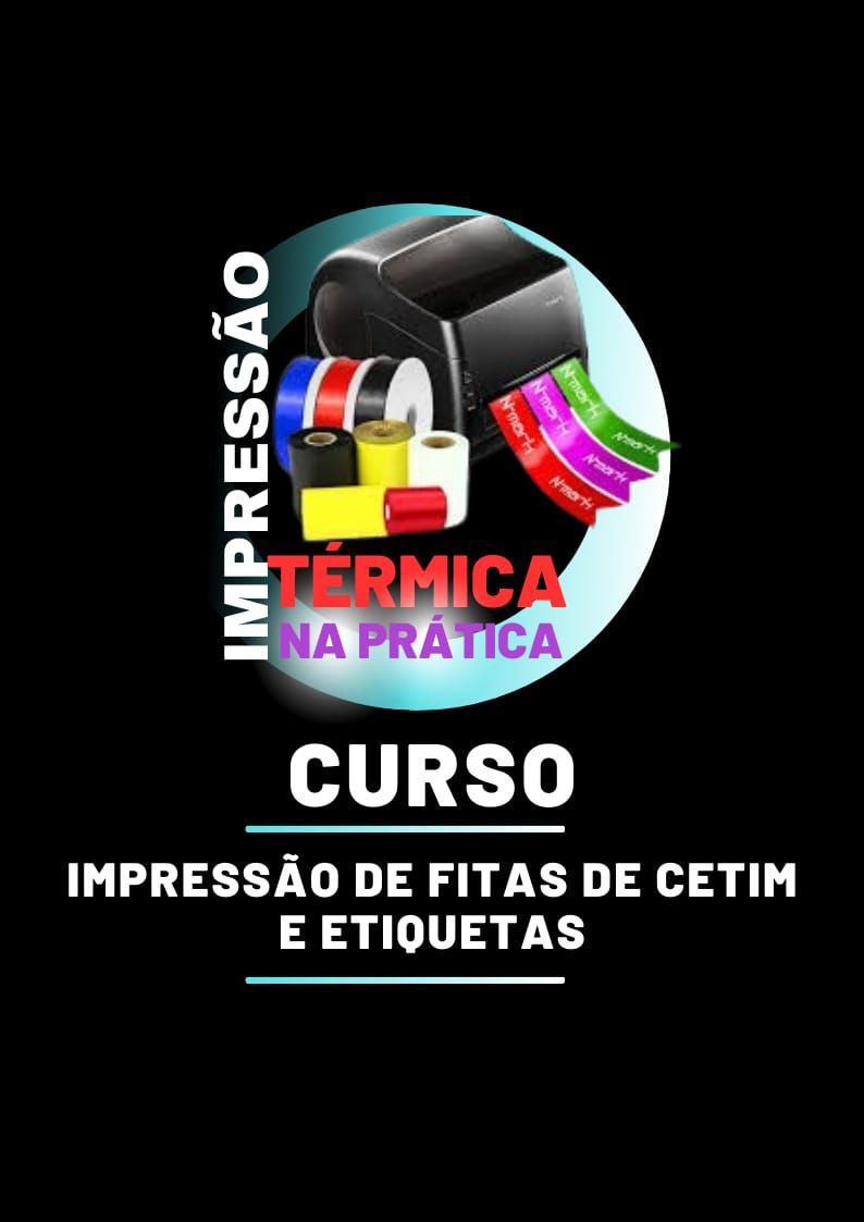 IMPRESSÃO DE FITAS DE CETIM E ETIQUETAS TÉRMICAS - COMPLETO