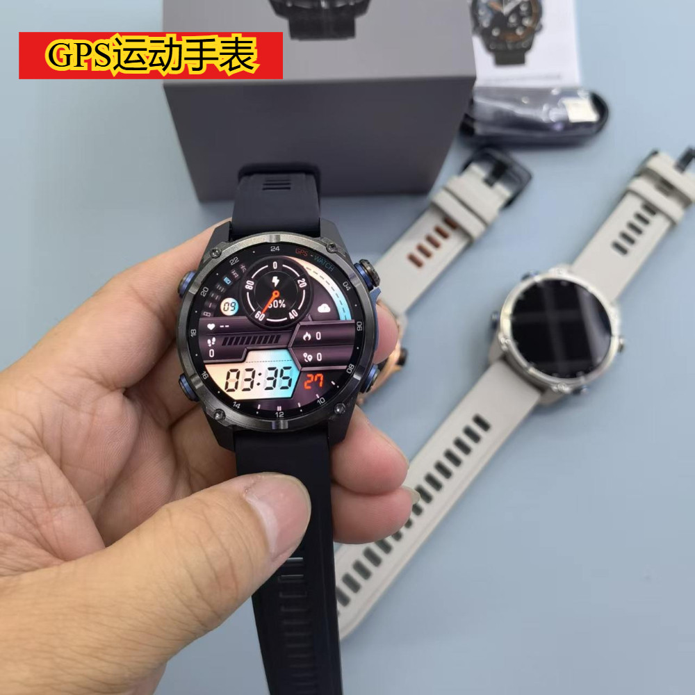 [540mAh] 2026 Top com HD350 PRO Sports Smart Watch Bluetooth Chamada Altitude Pressão de ar 3ATM à prova d'água Modo mul