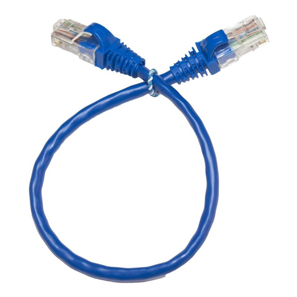 Kit Cabo Rede Cat5 Lan Ethernet Internet Top 30cm + 1m + 7m