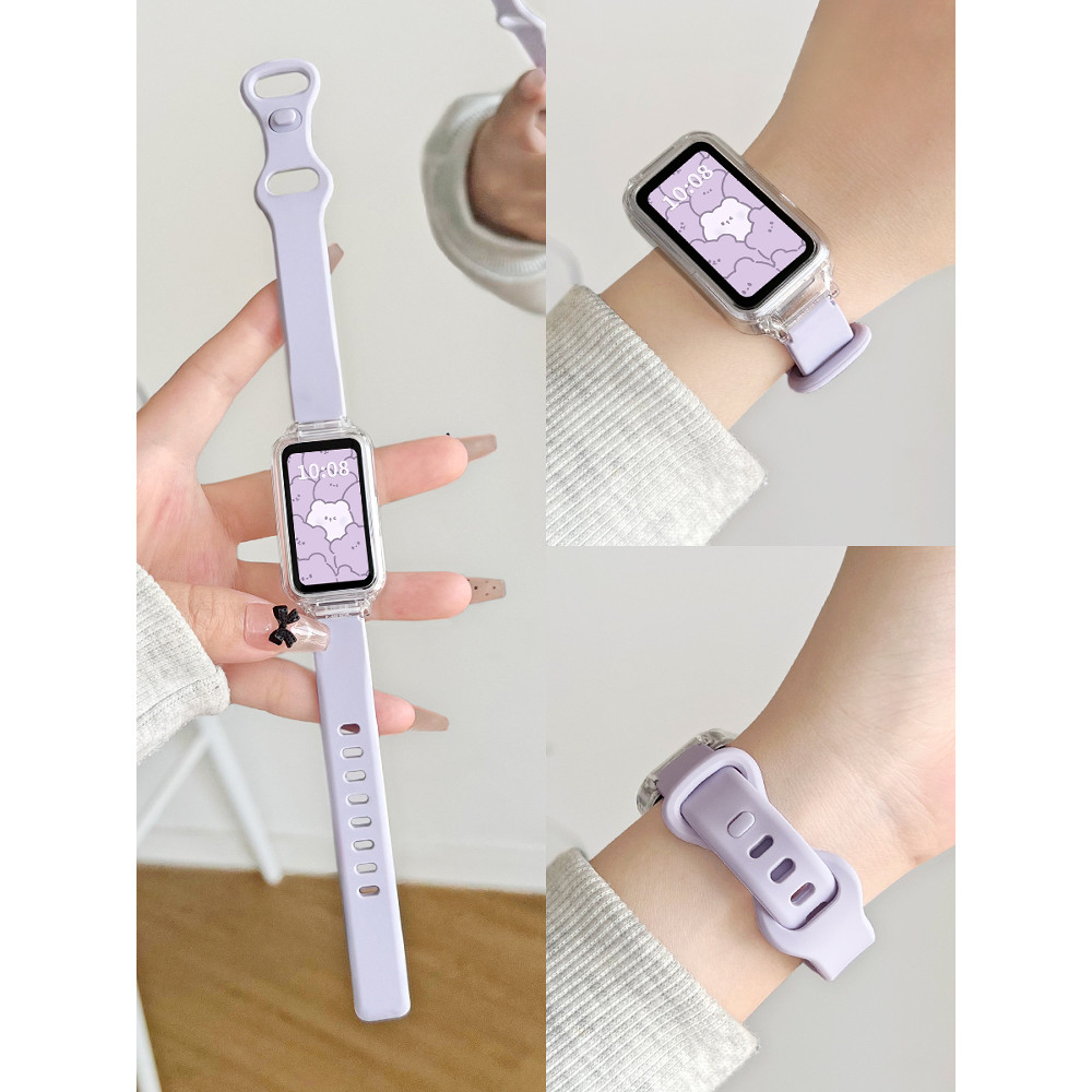 Adequado para Huawei Pulseira 10 Pulseira de Relógio Corrente Novo Estilo Silicone 9/8nfc Versão Smart Electronic Sports