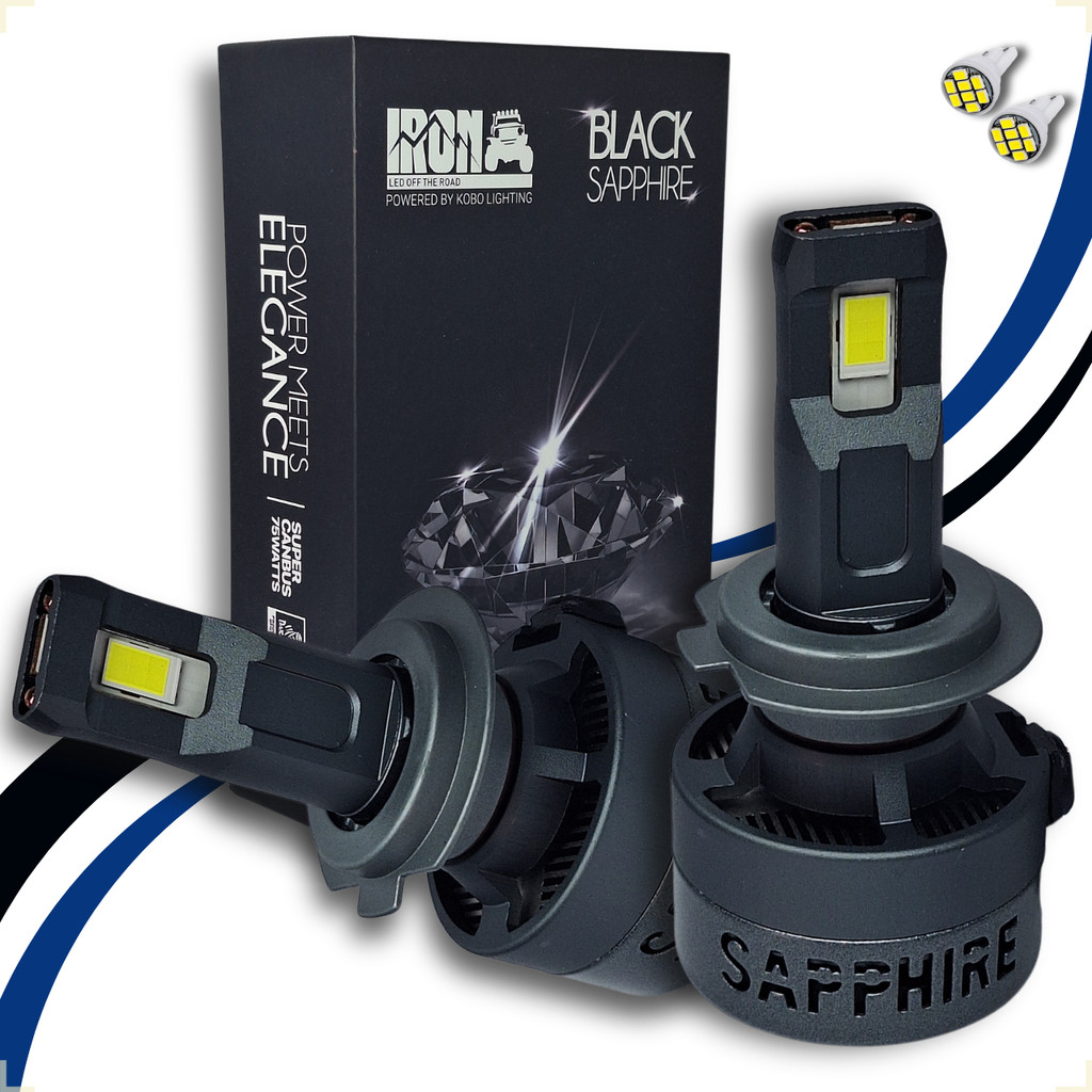Led Ultra IR100 Lâmpada Black Sapphire Super Branca H1 H4 H7 H11 Kit Farol Alto Baixo Milha 12/24V