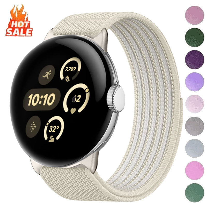Pulseira Esportiva De Nylon Para Google Pixel Watch 4 3 41mm 45mm , De Substituição 3 2 1 4 Band