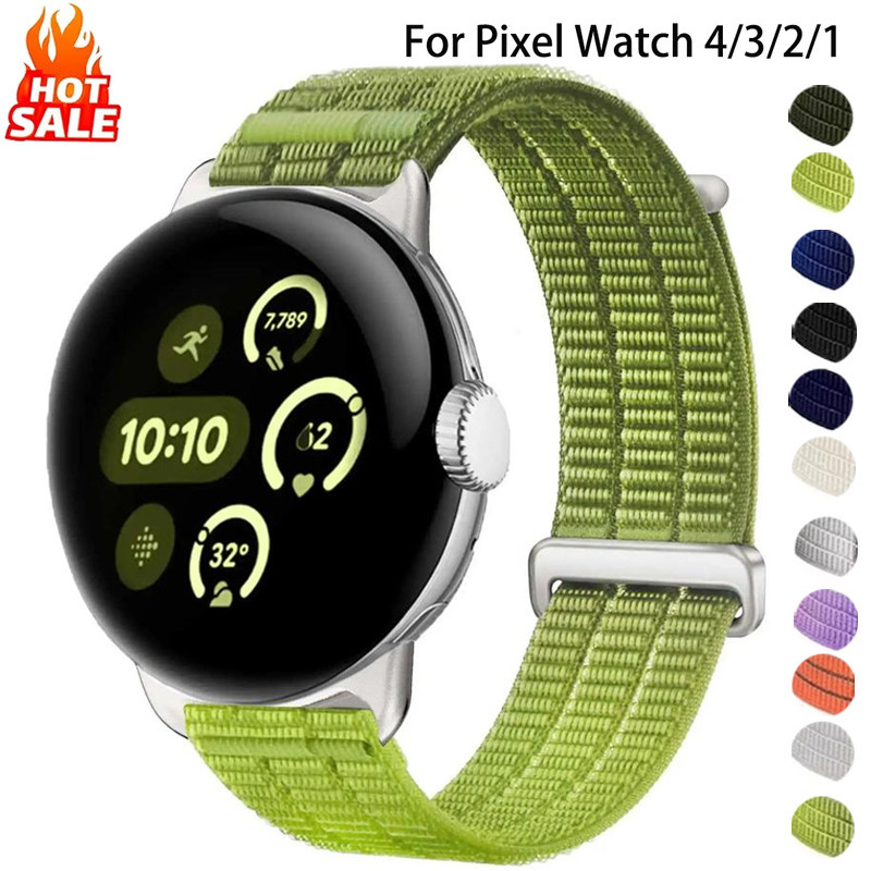 Pulseira De Nylon Para Pixel Watch 4 3 2 1 41mm 45mm Esportes Respirável Ajustável Substituição Relógio Banda Acessório