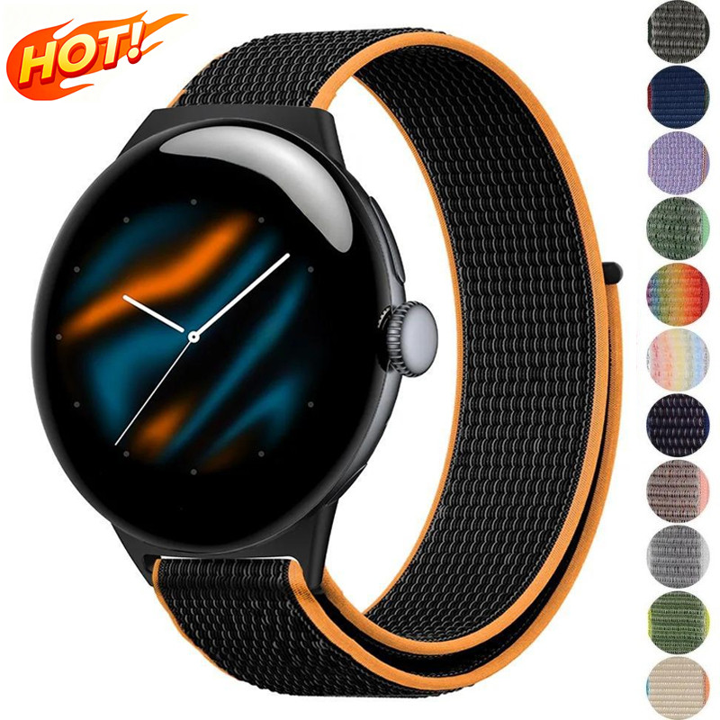 Pulseira Esportiva Trançada De Nylon Para Google Pixel Watch 5 4 3 45mm , 3 4 5 Acessórios