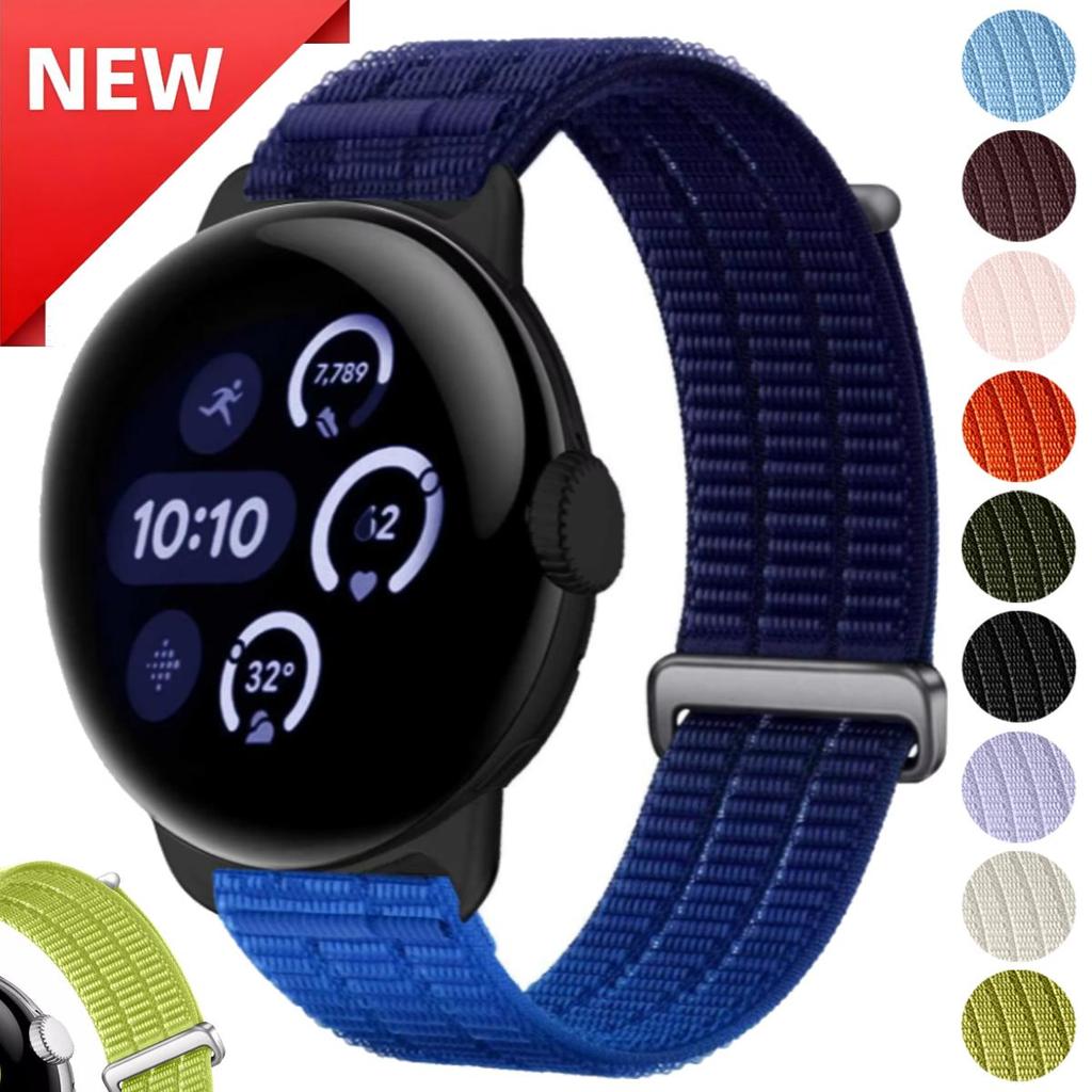 Banda De Laço De Náilon Para Google Pixel Watch 4 3 45mm 41mm Pulseira Esportiva Elástica 2/1 41mm Substituir Cinto