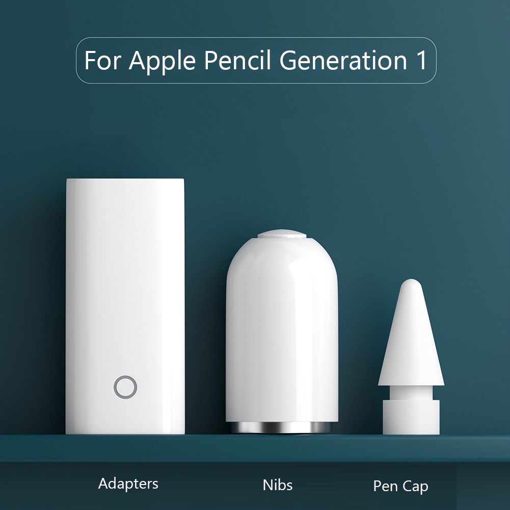 Tampa De Substituição Magnética Adaptador De Carregamento Ponta Sobressalente Para Apple Pencil 1a 2a Geração