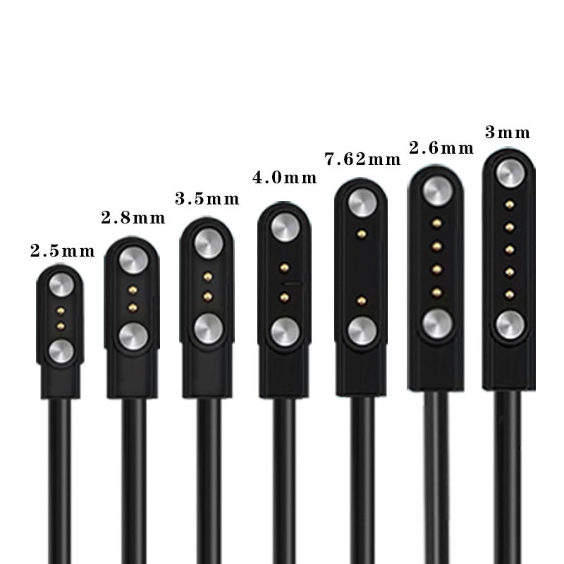 50cm 3u Magnético Smart Watch Dock Charger Adapter À Prova D'água Cabo De Carregamento USB Para Relógio Infantil 2PIN