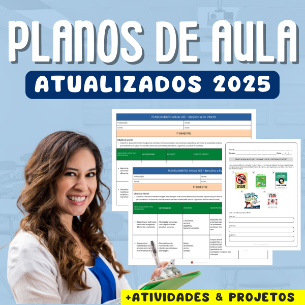 KIT Planos & Projetos Pedagógicos - Atualizados 2025