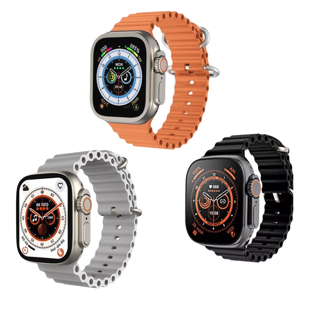 Relógio Smartwatch Hiwatch Pro T800 Ultra Fitness Academia Monit. Corporal Chamadas Watch Ultra