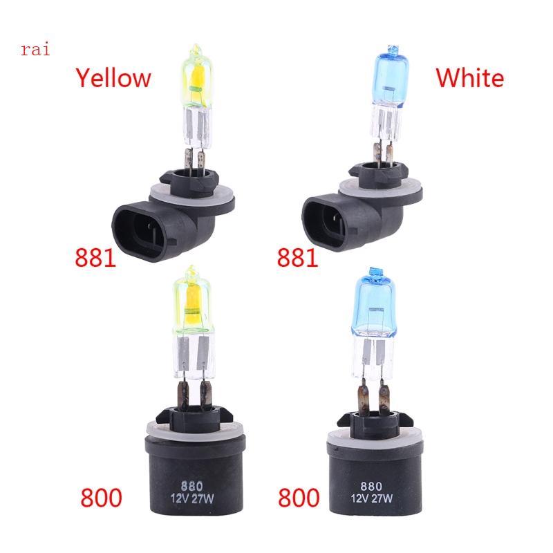rai Lâmpadas De Farol De Neblina Para Carro 880 881 12V 27W LED Brilhantes Lâmpada Halógena
