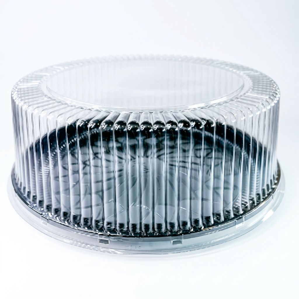 Embalagem Torta Pequena Tampa Alta BP40 Unidade para Bolos Tortas Doces Padaria Bipack