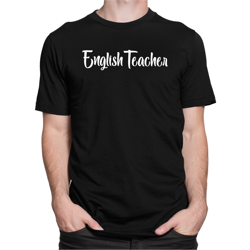 Camiseta Camisa English Teacher Professor Inglês Uniforme