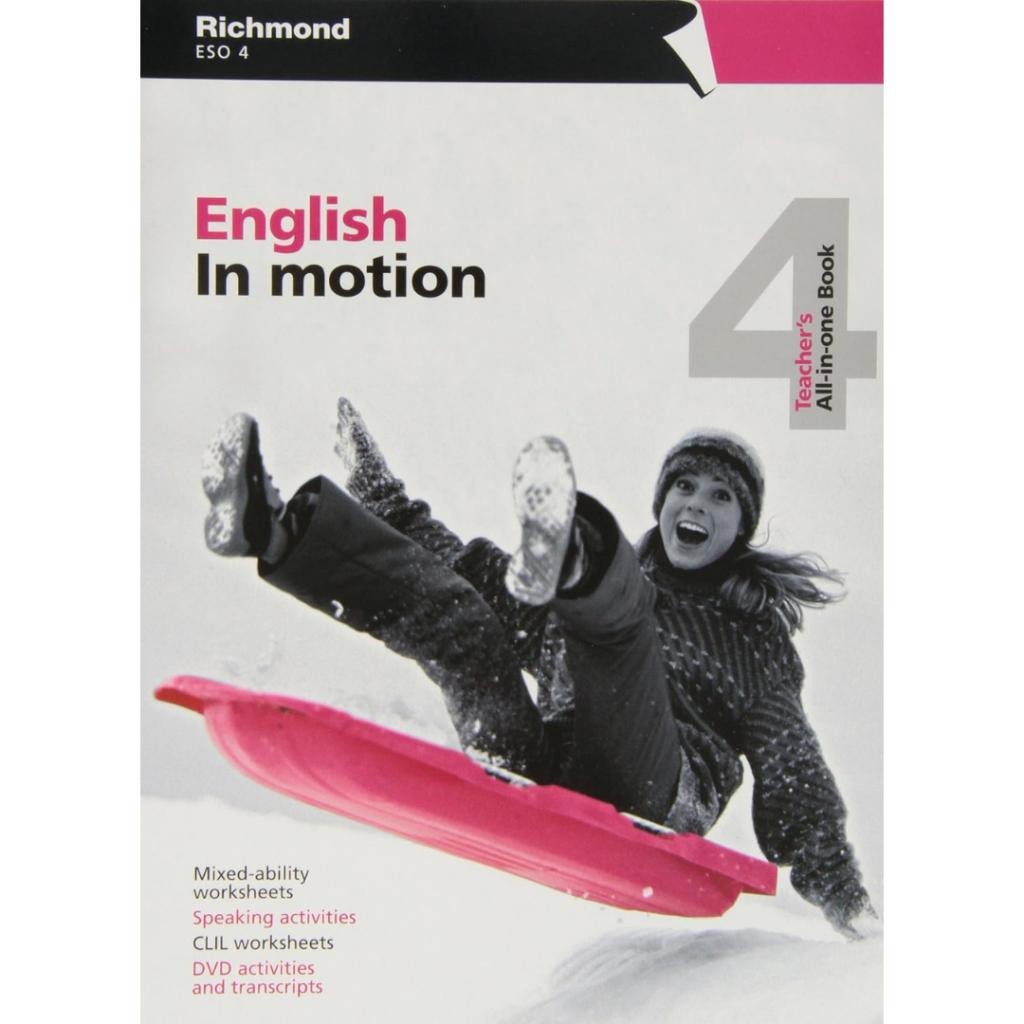Livro: English In Motion 4 - Teacher's All-in-One Book (Novo, Lacrado)