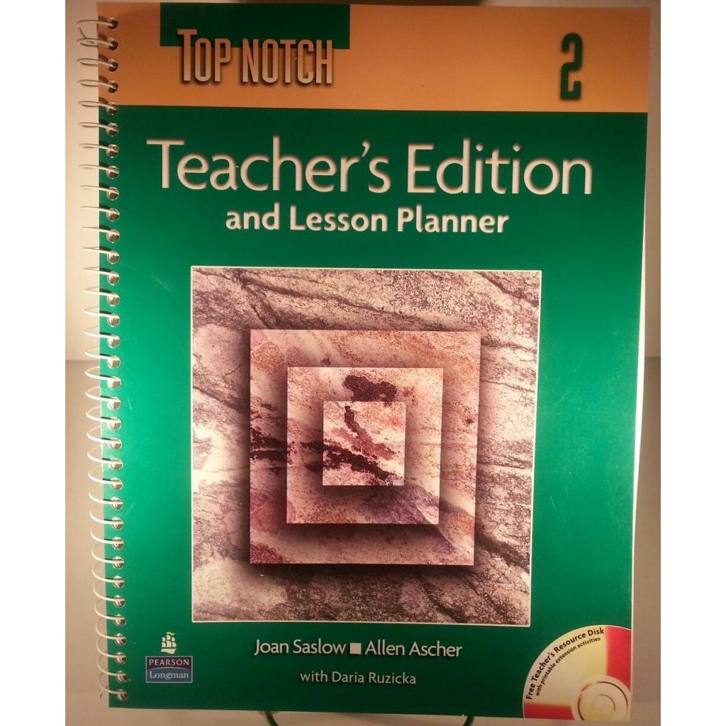 Livro: Top Notch 2 - Teacher's Edition and Lesson Planner + CD (Inglês - Novo, Lacrado)