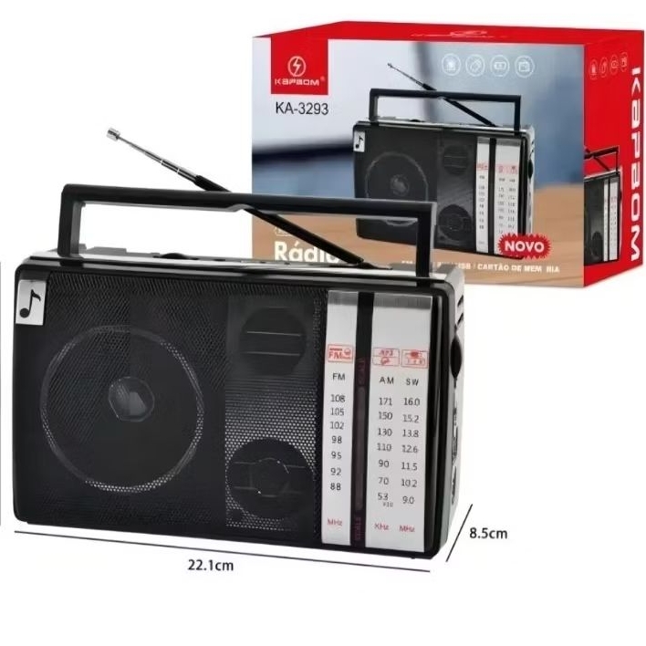 lindo radio retro vintage completo am FM recarregável Bluetooth pendreve sw tomada