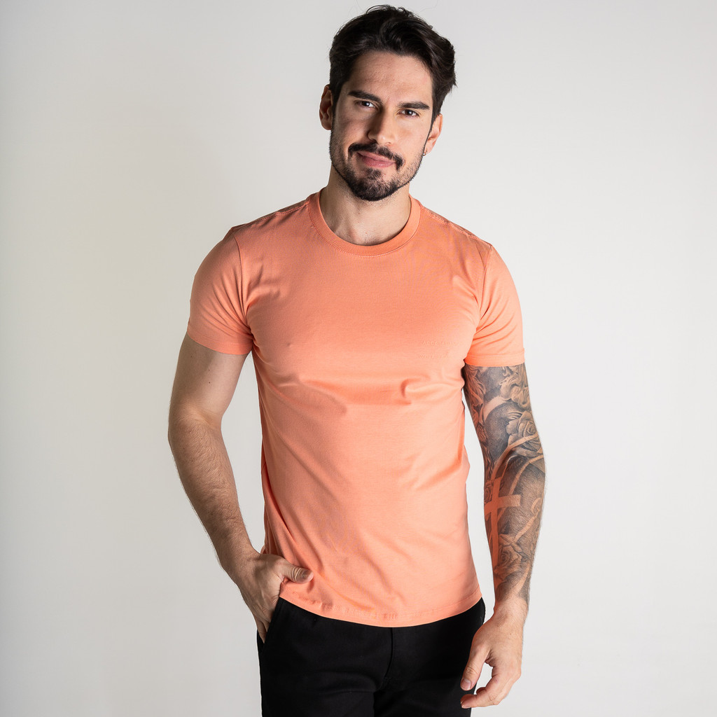 Camiseta Acostamento Wolf Brand Coral