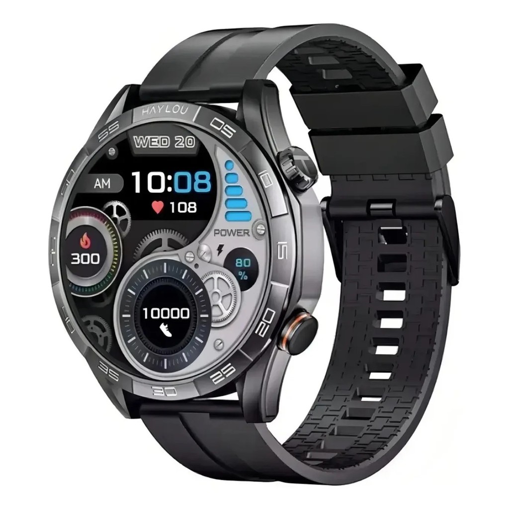 Smartband Haylou Solar 5 Relogio Inteligente Tela AMOLED 1.58 Polegadas Resistencia IP68 Esportivo Bluetooth