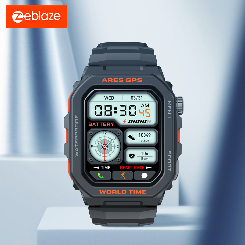 Novo Smartwatch Relógio Inteligente Zeblaze Ares GPS Para Homens E Mulheres , Alexa Integrada , Chamadas Bluetooth , Fre