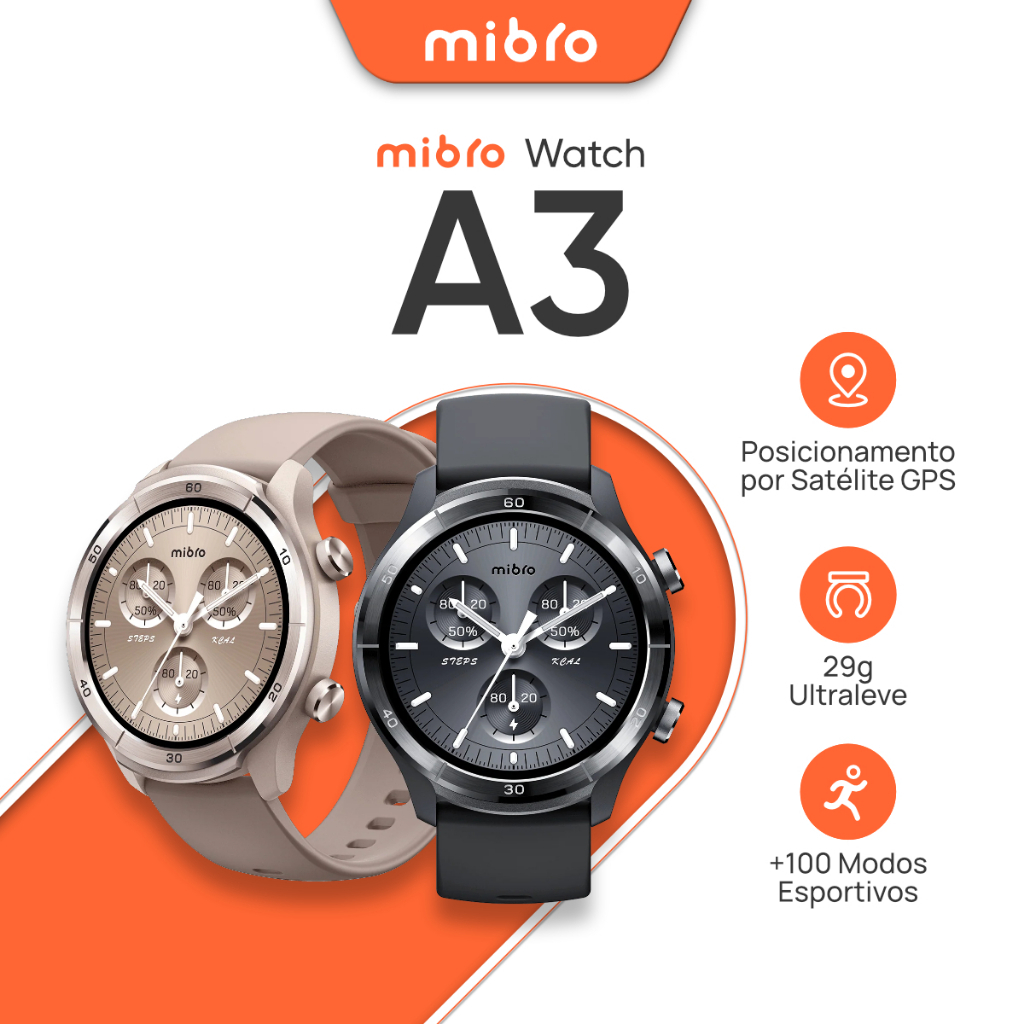 Smartwatch Mibro A3 Tela IPS 1,39