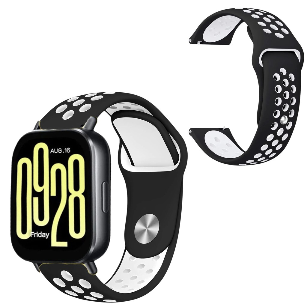 pulseira esportiva furadinha para redmi watch 5 active 22mm