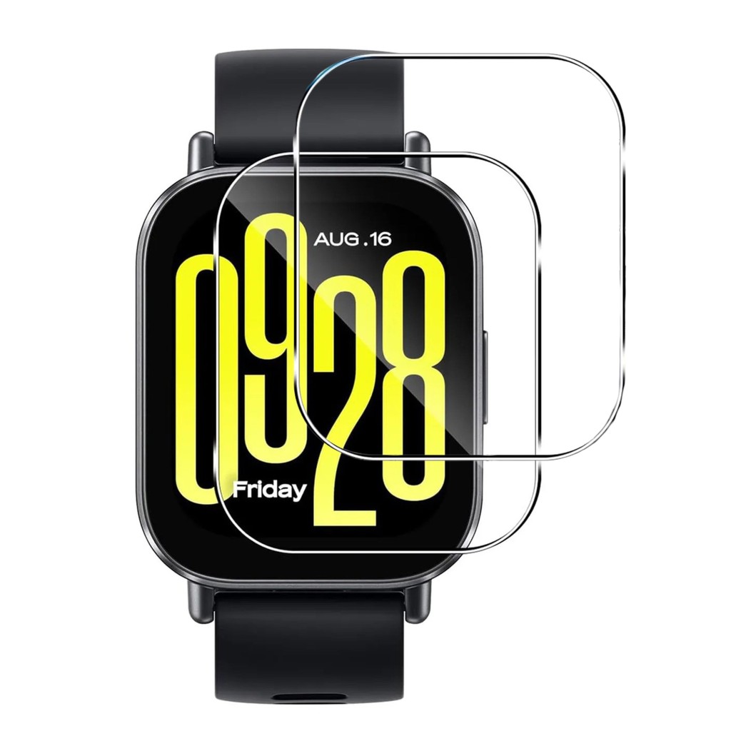 kit 2x protetores de vidro para relógio redmi watch 5 active