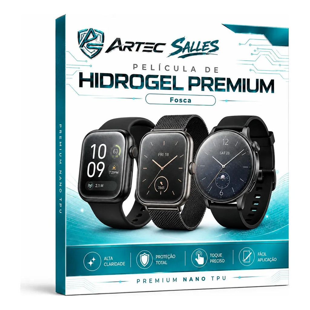 5 Películas Hidrogel Premium Nano TPU para Smartwatch Redmi Smart Band Pro Watch 5 Active 5 Lite 5 4 3 Active 3 2 Lite