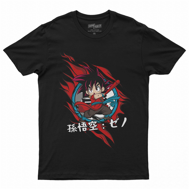 Camiseta Camisa Algodão unissex anime Dragon Ball Goku Child