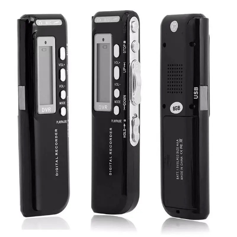 Mini Gravador Digital Grava Até 140 Hs Direto Portátil