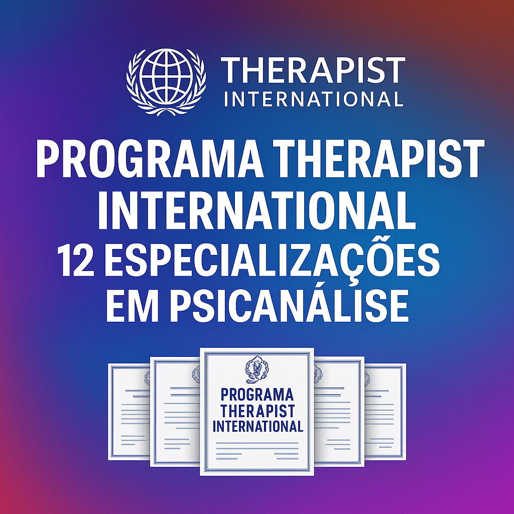 ????ULTIMA VAGA ???? PROGRAMA INTERNACIONAL DE ESPECIALIZAÇÃO EM PSICANÁLISE + Acesso vitalício +12 Certificações Especialização + Título de Psicanalista Especialista +Atendimento Exclusivo +Única Especialização do Br