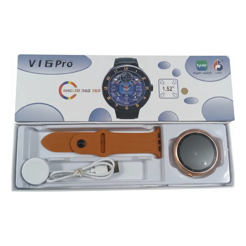 Relógio Smartwatch V16 Pro Color Aleatorio Con Correa Formal De Regalo