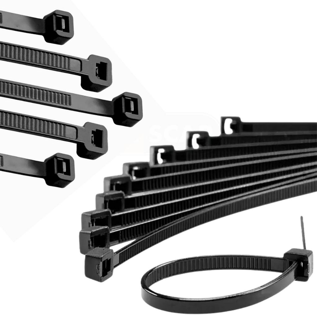 Abraçadeira Nylon Organizar Fios Cable Management 300mm Cinta Plástica