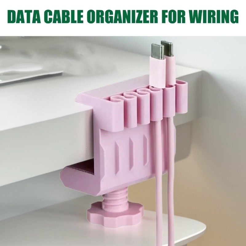 Seas NoDrill Desk Cable Management Clip Parafuso Braçadeira Organizadores De Cabos Para De Carregamento Earbud E Fio De