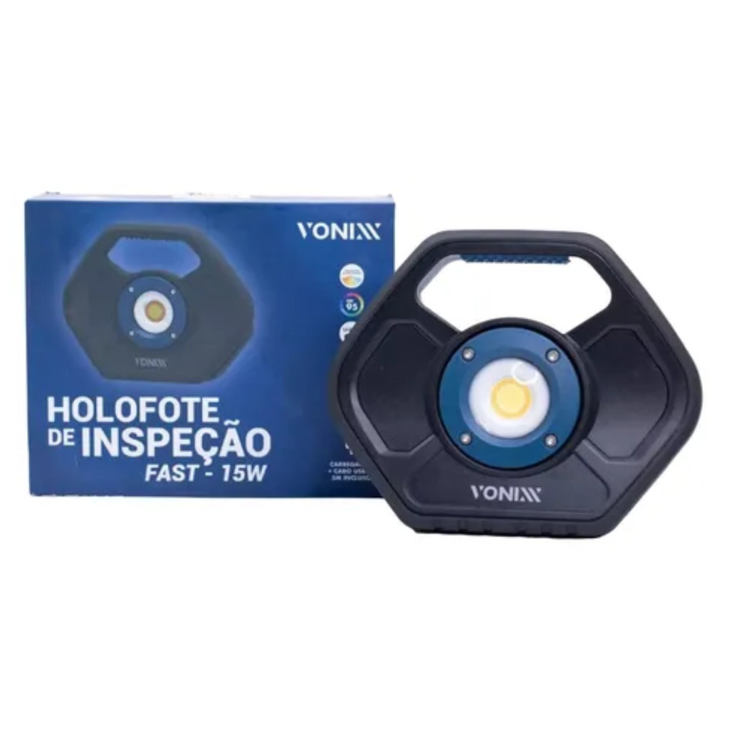 HOLOFOTE DE INSPEÇÃO FAST 1600LM 15W VONIXX