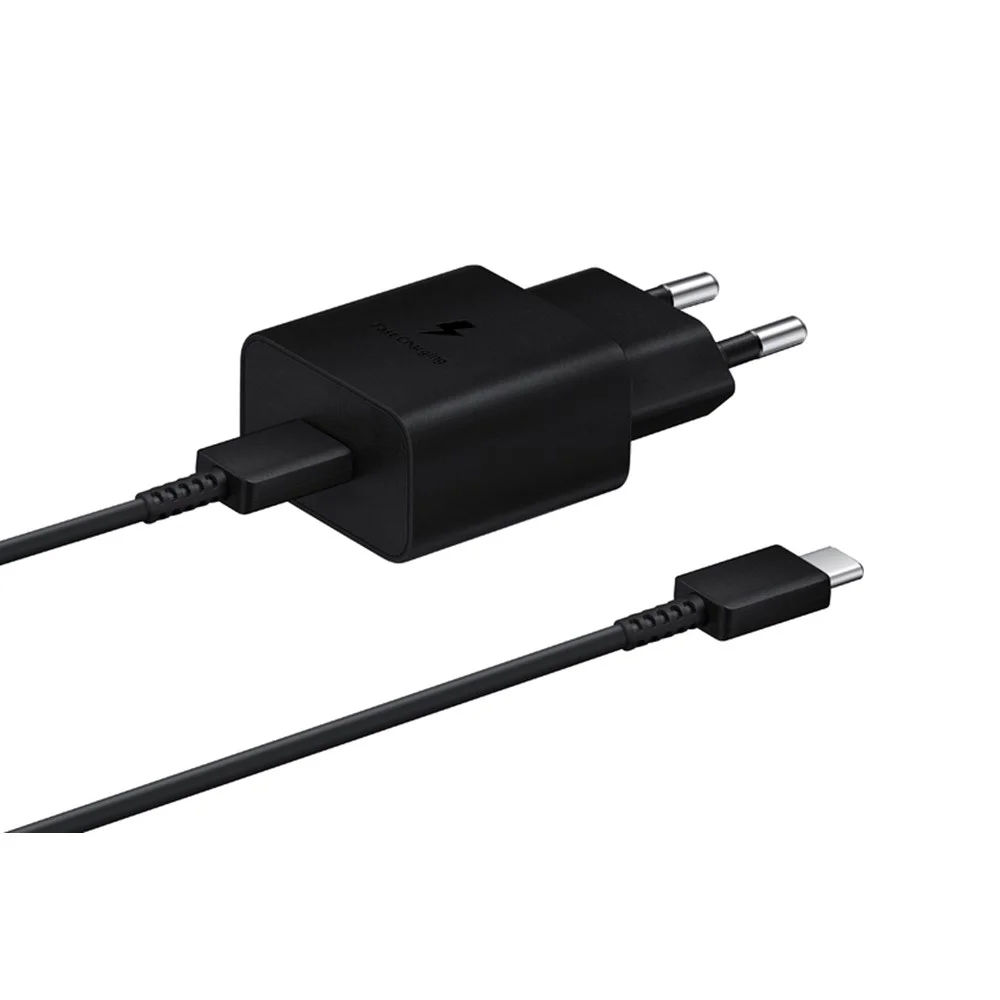 Carregador Samsung Fast Charging Turbo 15W Com Cabo Tipo C para Tipo C Original