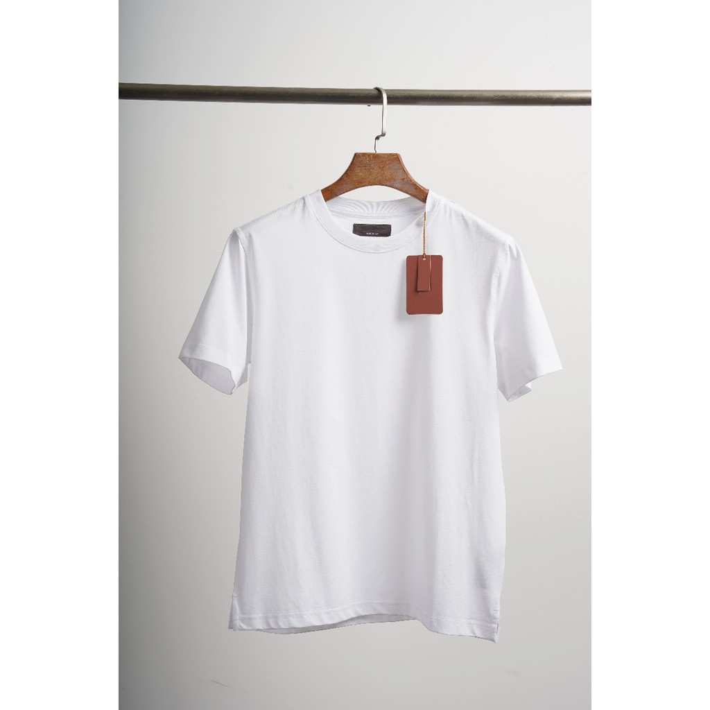 Men's silk embroidered spring and summer new round neck simple casual comfortable short sleeves T Shirt