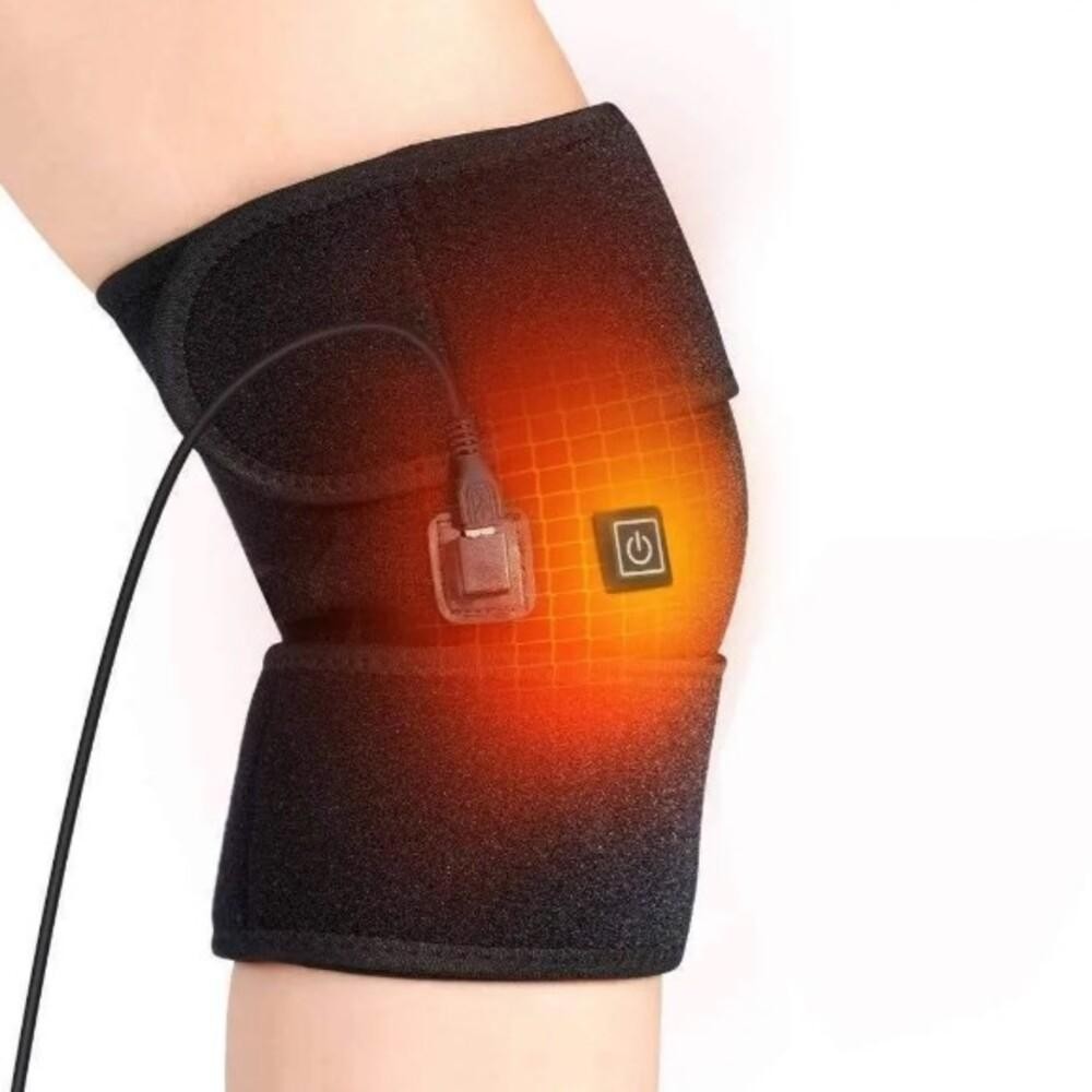 Joelheira Aquecedor Magnética Infrared Fisioterapia Relaxamento Muscular Artrite Dor Ortopédica Aquecida