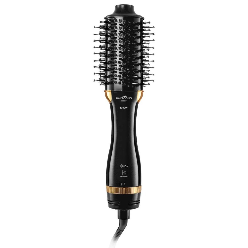 Escova Secadora Britânia BES24P Infrared 360° 1300W Bivolt