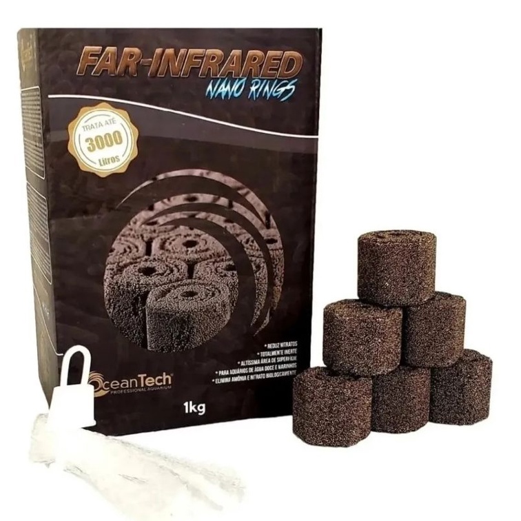 Midia Biologica Ocean Tech Nano Rings Infrared 1kg
