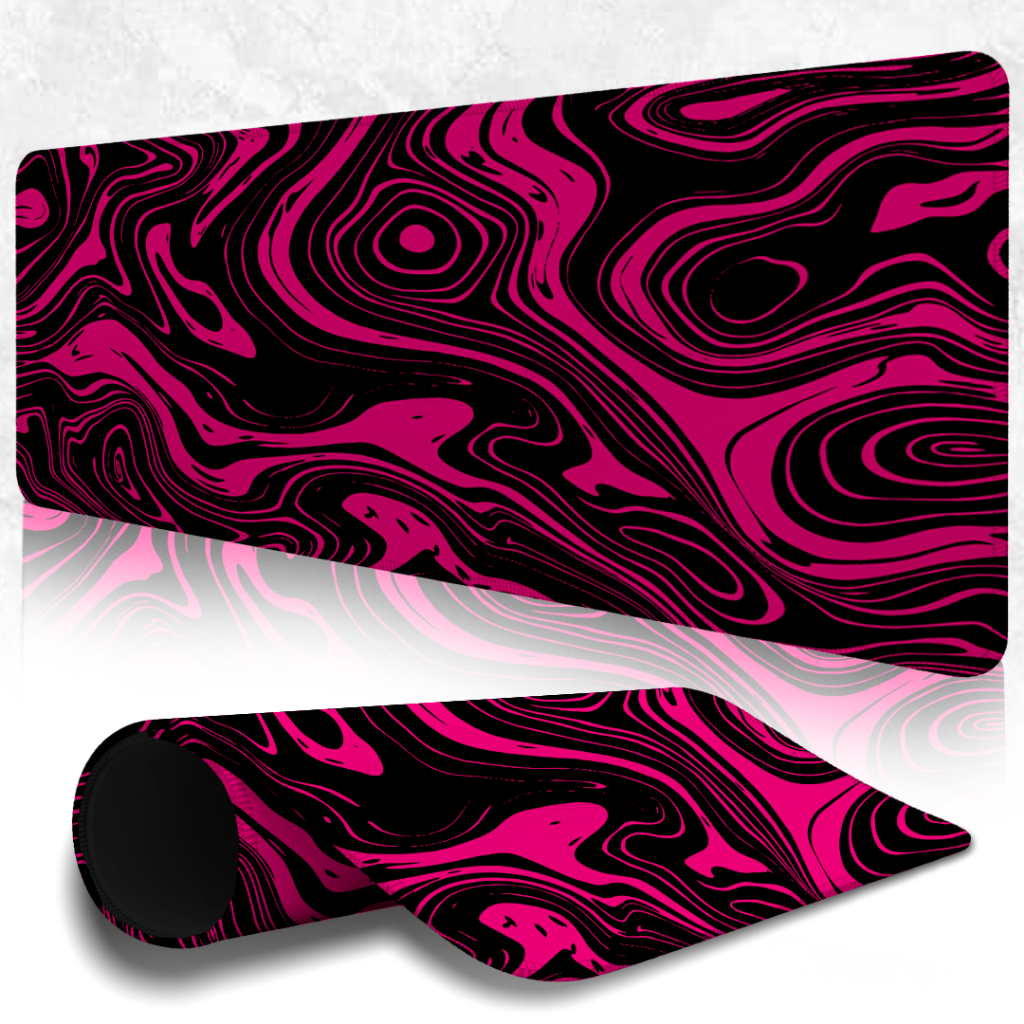 MousePad Speed Gamer Antiderrapante Bordas Costuradas Confortavel Sem Relevos Com Estampa Abstrata Infrared