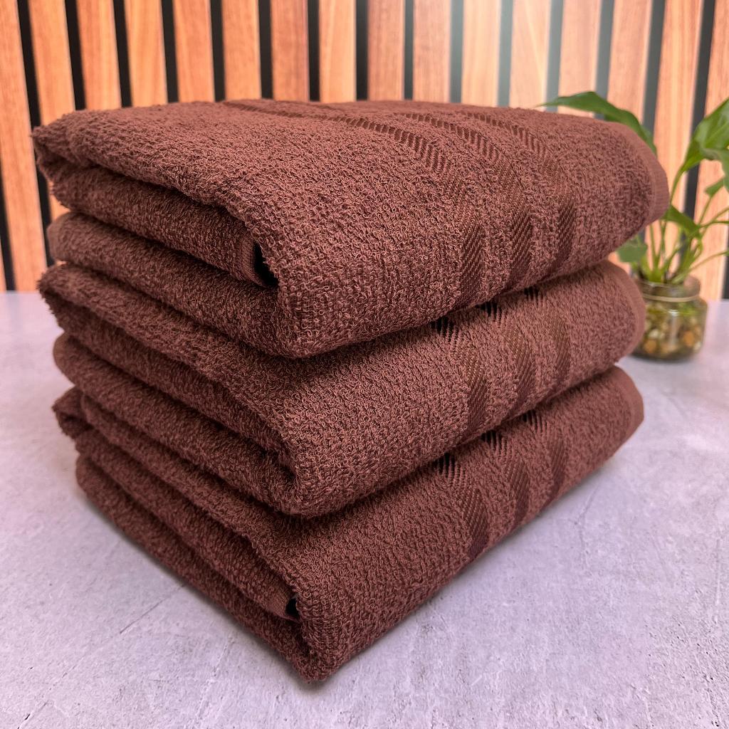 Kit 3 Toalhas - Banho Felpudas Ultra Macias 100% Algodão Puro 1,30x65cm Conforto e Qualidade