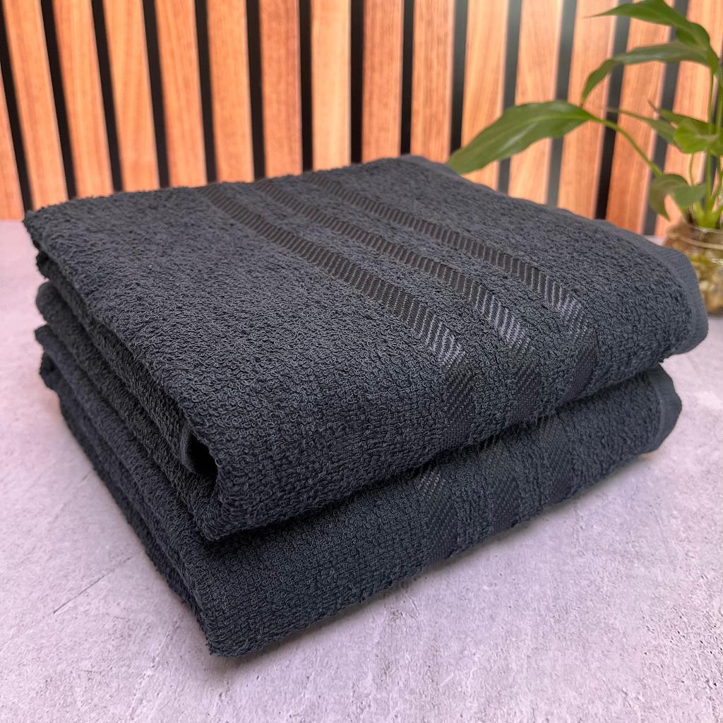 Kit 2 Toalhas - Banho Felpudas Ultra Macias 100% Algodão Puro 1,30x65cm Conforto e Qualidade